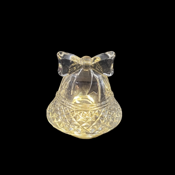 Vintage Cristal D'Arques Christmas Bell Tealight Candle Holder - Picture 2 of 10